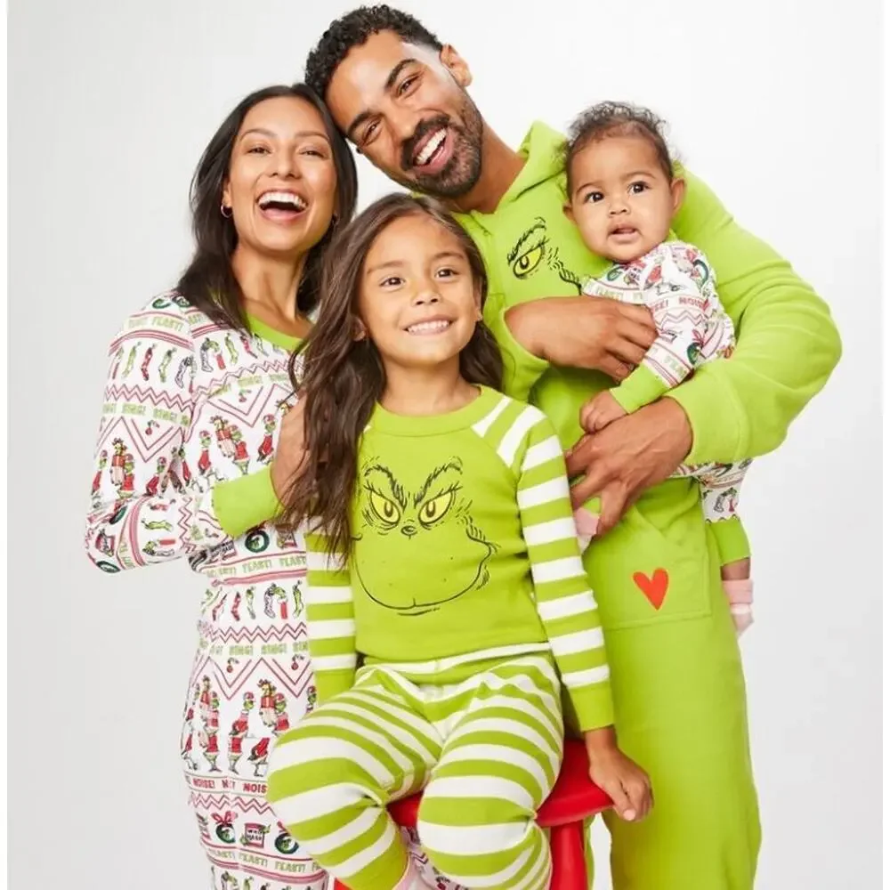 Hanna Andersson Size XXL Dr. Seuss The Grinch Christmas Long John Pajama Top